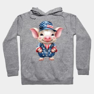 Patriot Farm Pig Hoodie